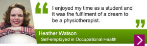 Physiotherapists play a significant part in most health care teams ...