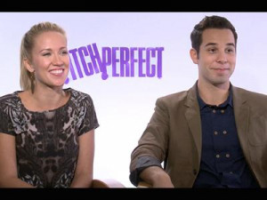 Anna Camp And Skylar Astin 'Fired Up' For 'Pitch … Anna Camp And ...