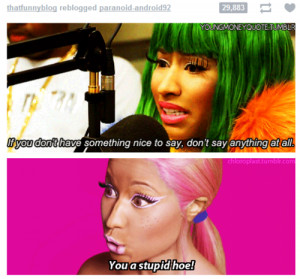 Go Back > Pix For > Nicki Minaj Funny Quotes