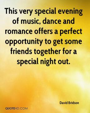 This very special evening of music, dance and romance offers a perfect ...