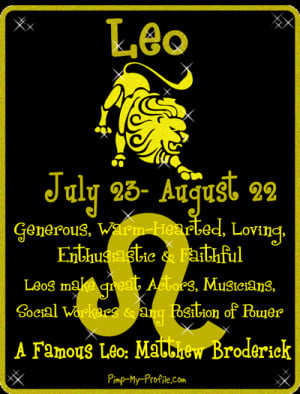 Graphics : Astrology : Leo sign by Pimp My Profile