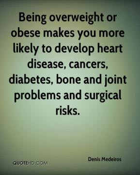 Being overweight or obese makes you more likely to develop heart ...
