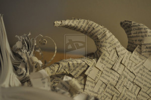 The Hobbit Smaug Paper Sculpture