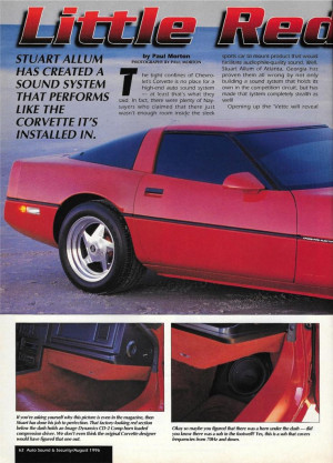 Thread: Stuart Allum - 1984 Chevrolet Corvette - 1996 AS&S