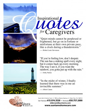 More Inspirational Quotes for Caregivers #quotes #caregivers