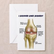 Knee Surgery Gift 9 Greeting Cards (Pk of 10) for