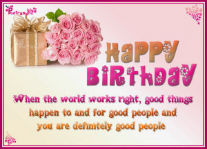 Happy Birthday Greeting Messages with Wishes Picture Cards