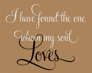 Catalog > I Have Found the One, Family Wall Art Decal