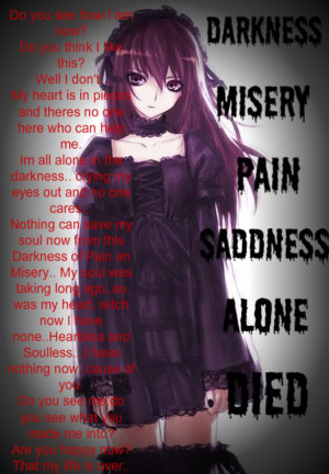 depressing anime quotes