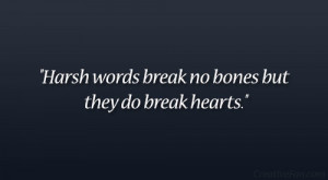 harsh words quotes