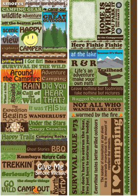 Reminisce The Great Outdoors Quote Sticker