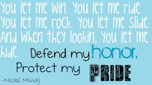 Quotes Nicki Minaj Songs be hating on Nicki like