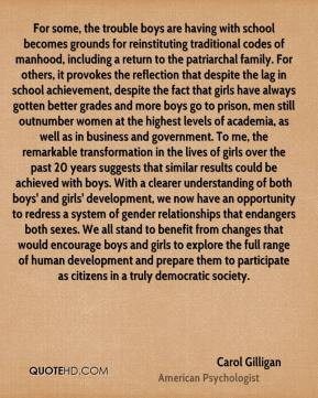 ... boys. With a clearer understanding of both boys' and girls