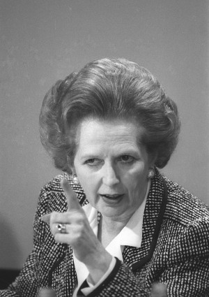 Thatcher never sought power after her party showed her to the door ...