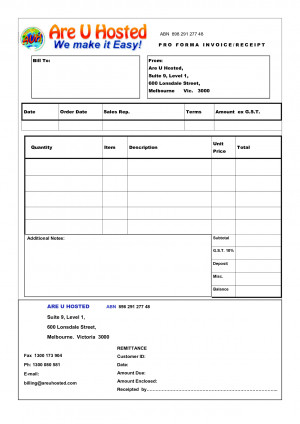 printable restaurant receipt