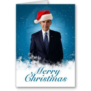 obama christmas cards funny