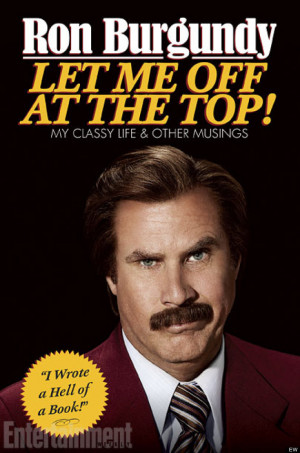 Ron Burgundy's Book Cover Is The Classy Tome You Expected