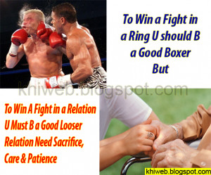 win a fight in a Ring you should be a good Boxer, But to win a fight ...
