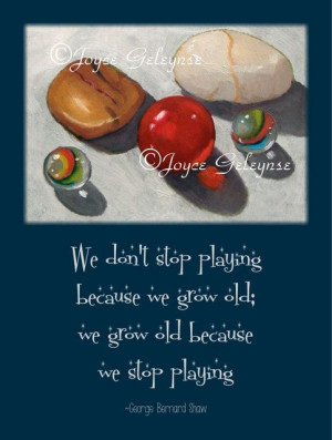 Instant Printable Art Marbles, Smooth Stones: Quote About Growing Old ...