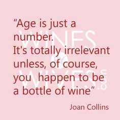 Age is just a number. It's totally irrelevant unless, of course, you ...