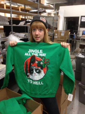 jingle all the way to hell meme Grumpy Cat Christmas Imgur