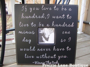 20x20 Custom Picture Frame with Quote You choose the color quote and ...