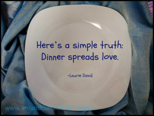 laurie david wrote the book the family dinner she s got a lot of good ...