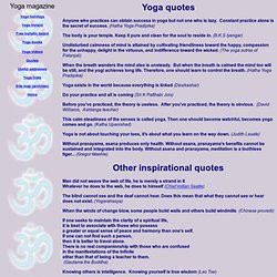 Yoga Online, inspirational quotes. Anyone who practices can obtain ...