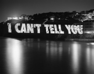 These are 3 of the projections that Jenny Holzer did in San Diego in ...