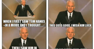 Steve Martin dislikes Tom Hanks