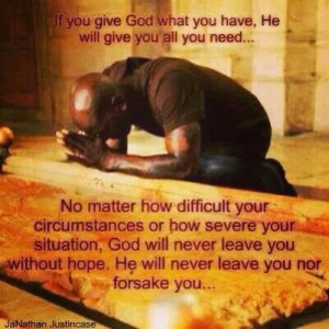 nothing like a praying man