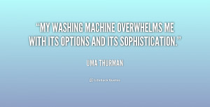 My washing machine overwhelms me with its options and its ...