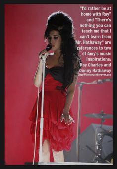 ... music inspirations: Ray Charles and Donny Hathaway - #amywinehouse
