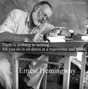 Ernest Hemingway on writing