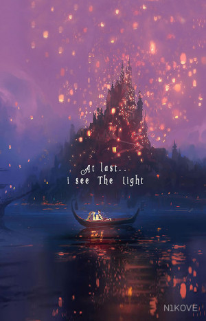 Disney Tangled Castle Lights with Text by N1K0VE is creative ...