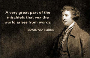 the march of the human mind is slow edmund burke
