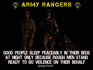 army rangers poster featuring army rangers on a night mission having ...