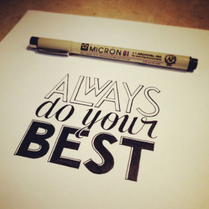 hand lettering quotes by Sean McCabe