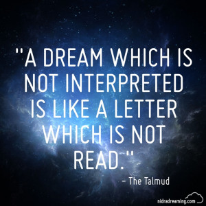 ... is not interpreted is like a letter which is not read.