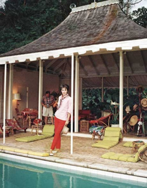 Babe Paley's much imitated Jamaican pool cabana circa 1950s Photos ...
