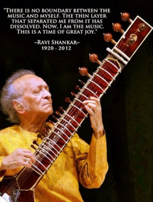 There is no boundary between the music and myself. The thin layer that ...