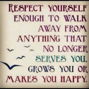 Respect yourself