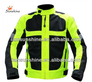 Custom Textile Motorcycle Jacket With Armored And Waterproof Insert