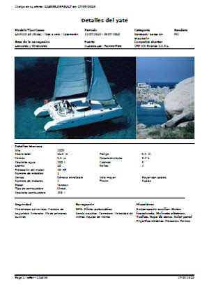 Yacht Charter - yacht details (here: Lavezzi 40)