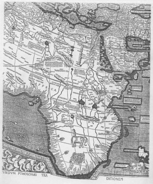 The African Continent on the Waldseemüller map of 1507