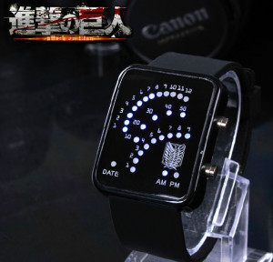 Attack On Titan Pendant Survey corps LED Watch from Attack On Titan