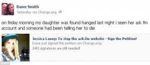 Message: Dave Smith's message to friends and loved ones as a petitionm ...