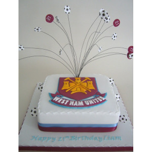 West Ham Birthday Cake 2