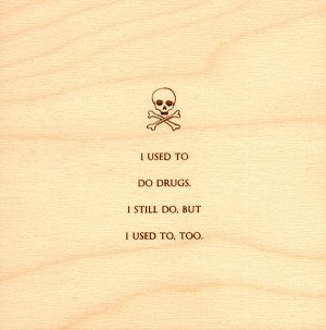 ... wood etchings with quotes which make us wonder if Mitch was