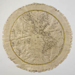 Western hemisphere map 